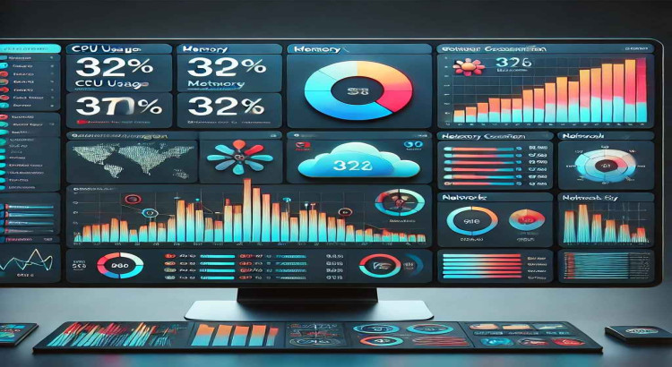 "Robust cloud infrastructure monitoring to track server performance, uptime, and security."