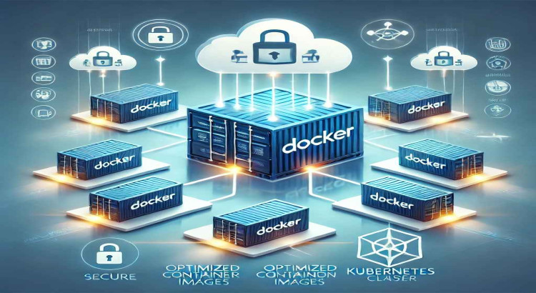 Secure Docker containerization and image optimization for performance and security.