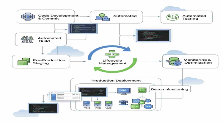 Automated Deployment Pipeline & Lifecycle Management for Virtualized Data Centers