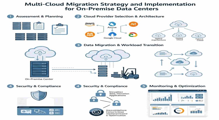 Multi-Cloud Migration Strategy & Implementation for On-Premise Data Centers