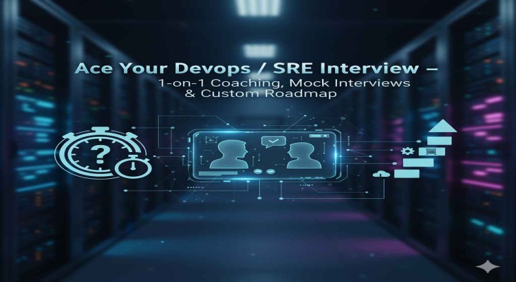 Ace Your DevOps / SRE Interview – 1-on-1 Coaching, Mock Interviews & Custom Roadmap